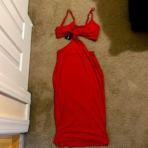 NWT Red Cutout Summer Dress